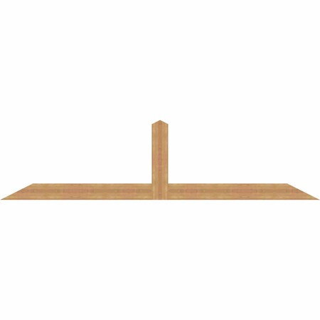 Ekena Millwork Portland Timber Gable Bracket, Western Red Cedar, 108"W x 27"H x 1 1/2"D x 5 1/2"F, 6/12 Pitch GBW108X27X0206POR00SWR